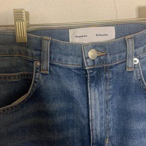 Proenza Schouler Blue Slim Leg Jeans